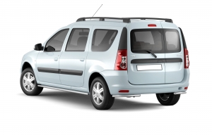 Защита порогов ?51мм LADA LARGUS (нерж)